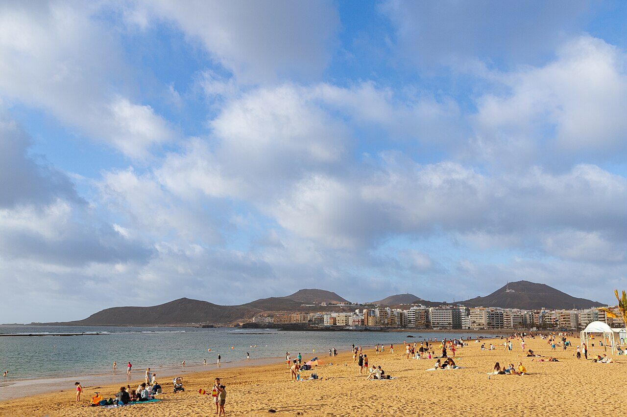 Playa de Las Canteras en Las Palmas de Gran Canaria